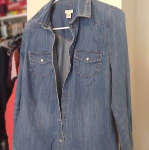 Denim button shirt J. CREW